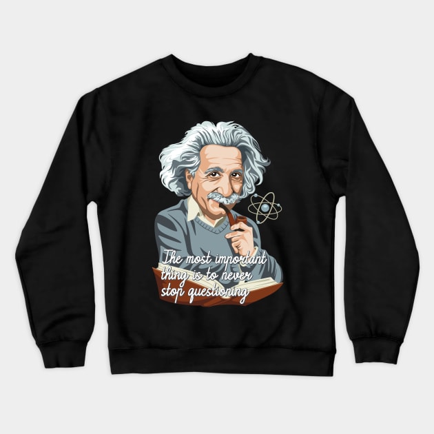 Einstein Crewneck Sweatshirt by Tiro1Linea